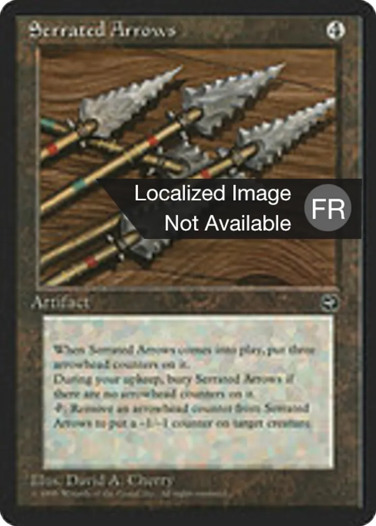 Flèches barbelées — Homelands — Magic: The Gathering