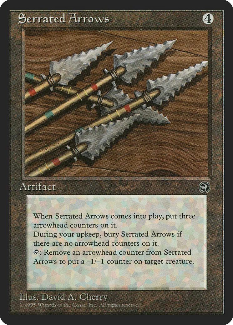 Serrated Arrows — Homelands — Magic: The Gathering