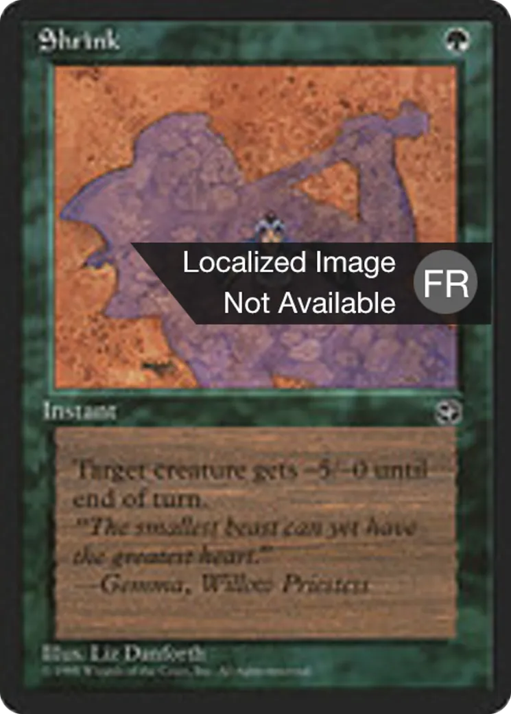 Rétrécissement — Homelands — Magic: The Gathering