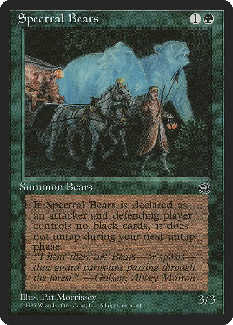 Spectral Bears — Homelands — Magic: The Gathering