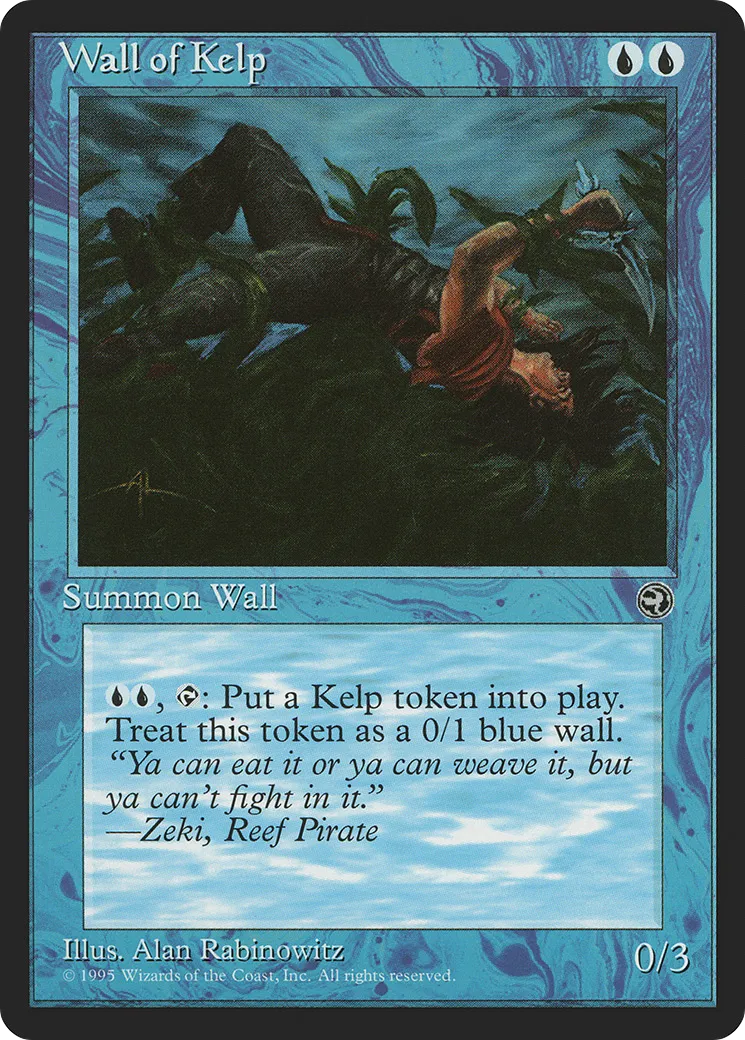 Wall of Kelp — Homelands — Magic: The Gathering
