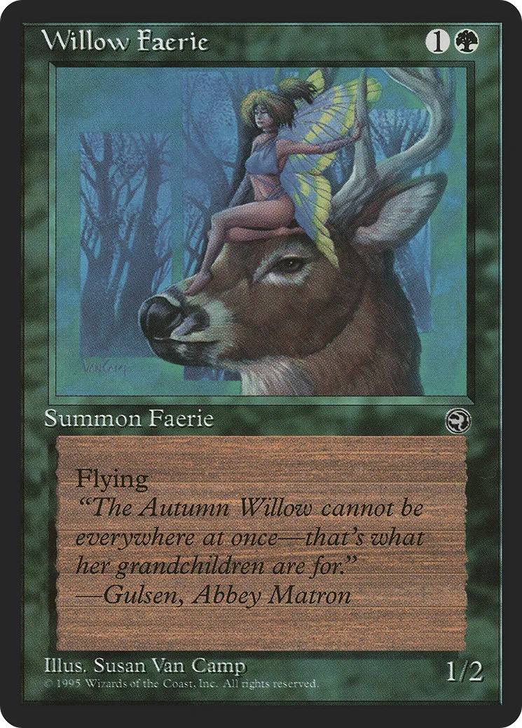 Willow Faerie — Homelands — Magic: The Gathering