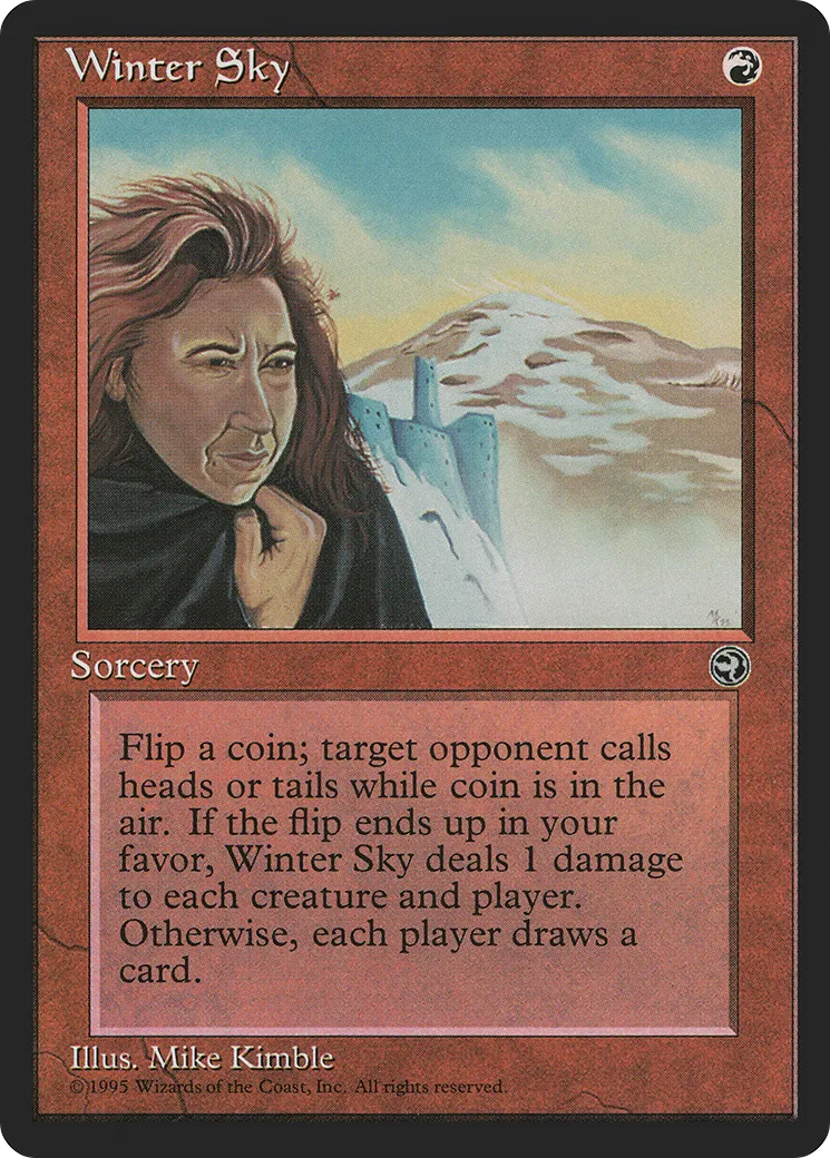 Ciel hivernal — Homelands — Magic: The Gathering