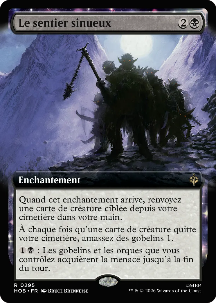 Le sentier sinueux — The Hobbit — Magic: The Gathering