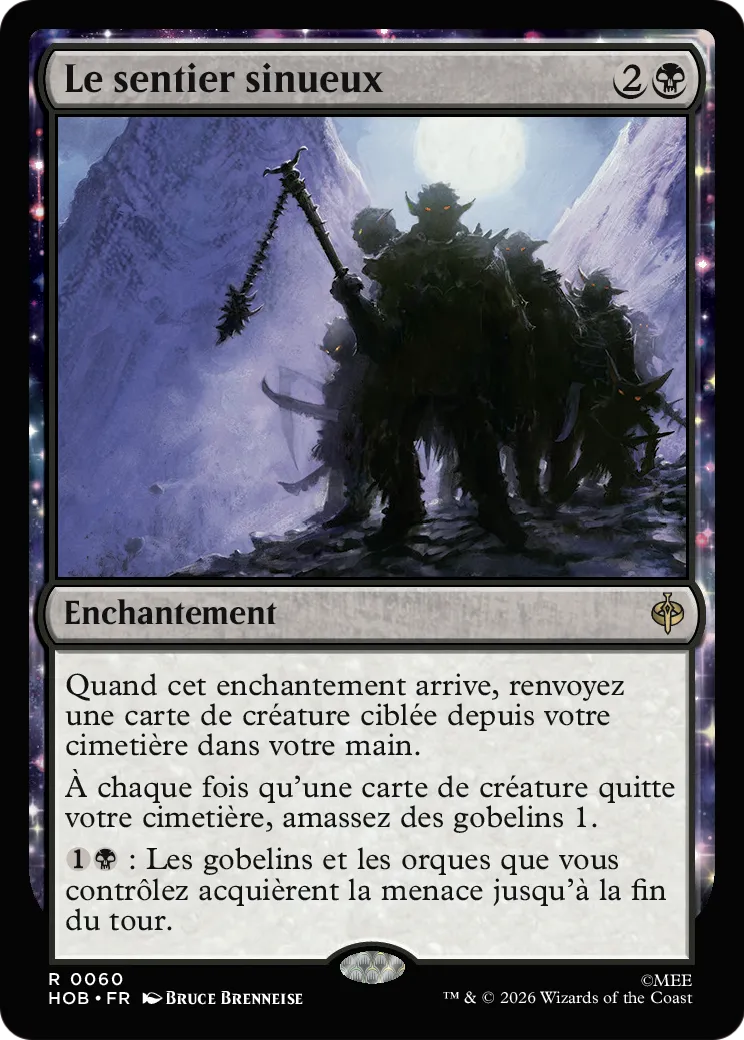 Le sentier sinueux — The Hobbit — Magic: The Gathering