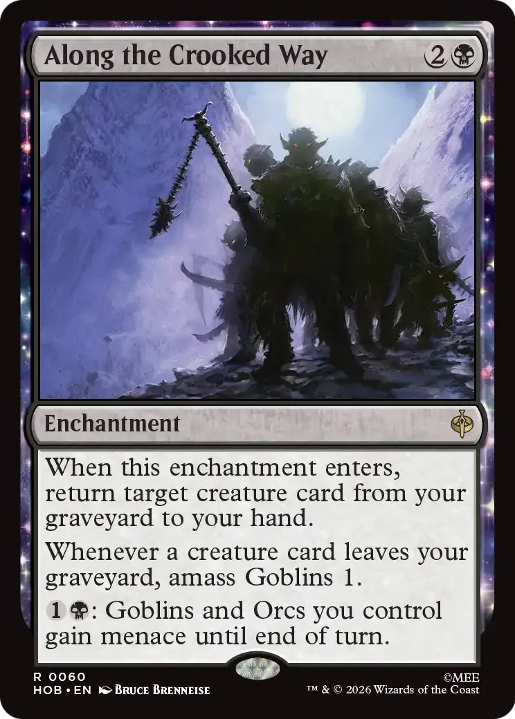 Along the Crooked Way — The Hobbit — Magic: The Gathering