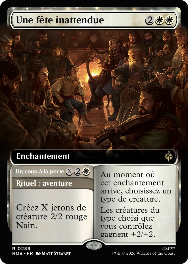 Une fête inattendue // At the Door — The Hobbit — Magic: The Gathering