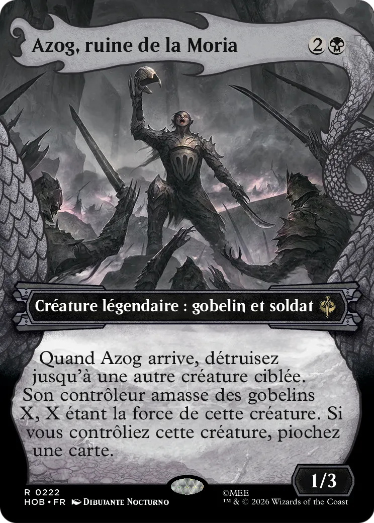 Azog, ruine de la Moria — The Hobbit — Magic: The Gathering