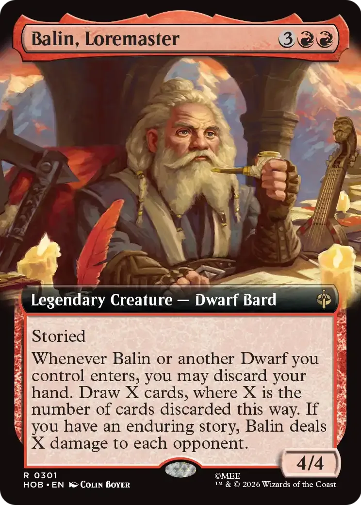 Balin, Loremaster — The Hobbit — Magic: The Gathering
