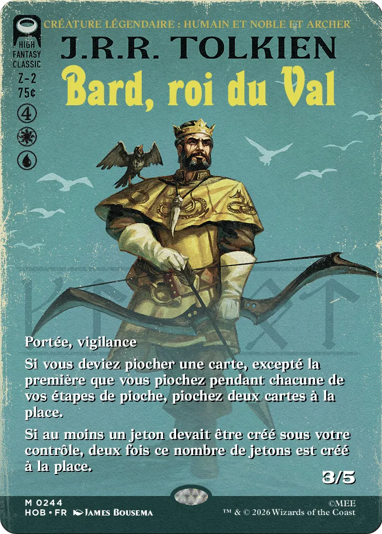 Bard, roi du Val — The Hobbit — Magic: The Gathering