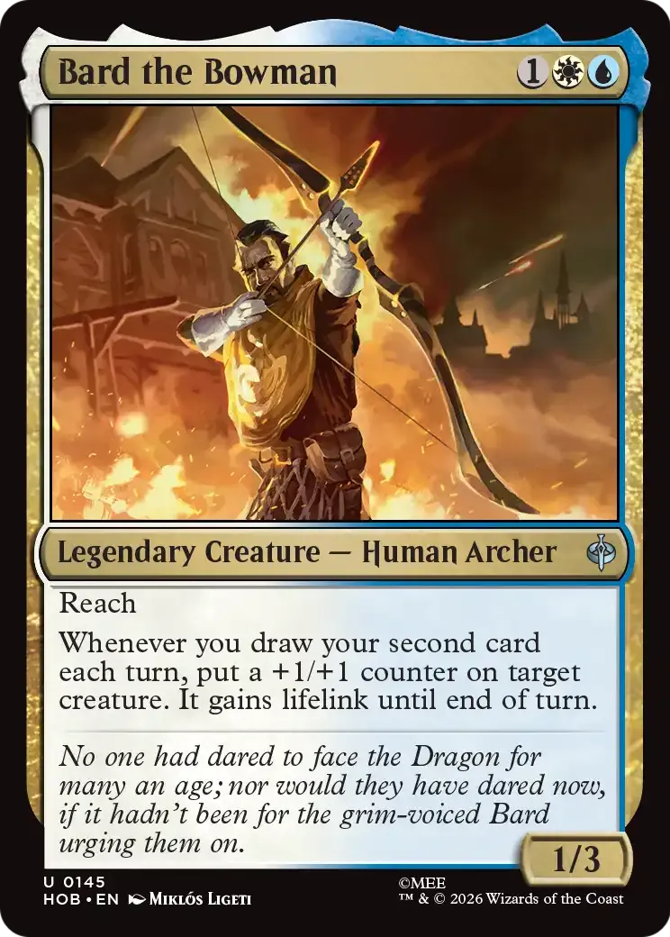 Bard the Bowman — The Hobbit — Magic: The Gathering