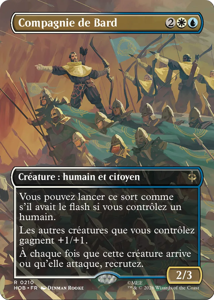 Compagnie de Bard — The Hobbit — Magic: The Gathering