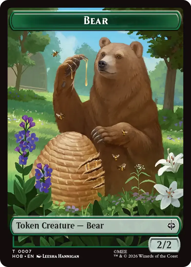 Bear — The Hobbit — Magic: The Gathering