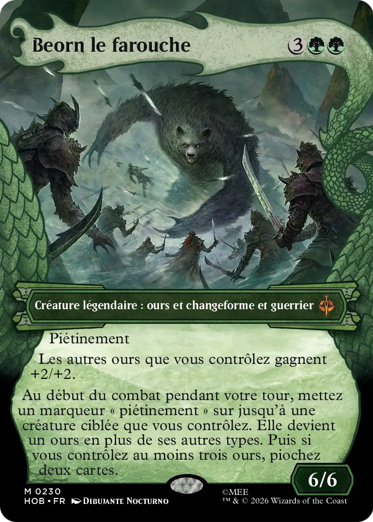 Beorn le farouche — The Hobbit — Magic: The Gathering