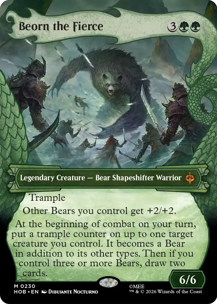 Beorn the Fierce — The Hobbit — Magic: The Gathering