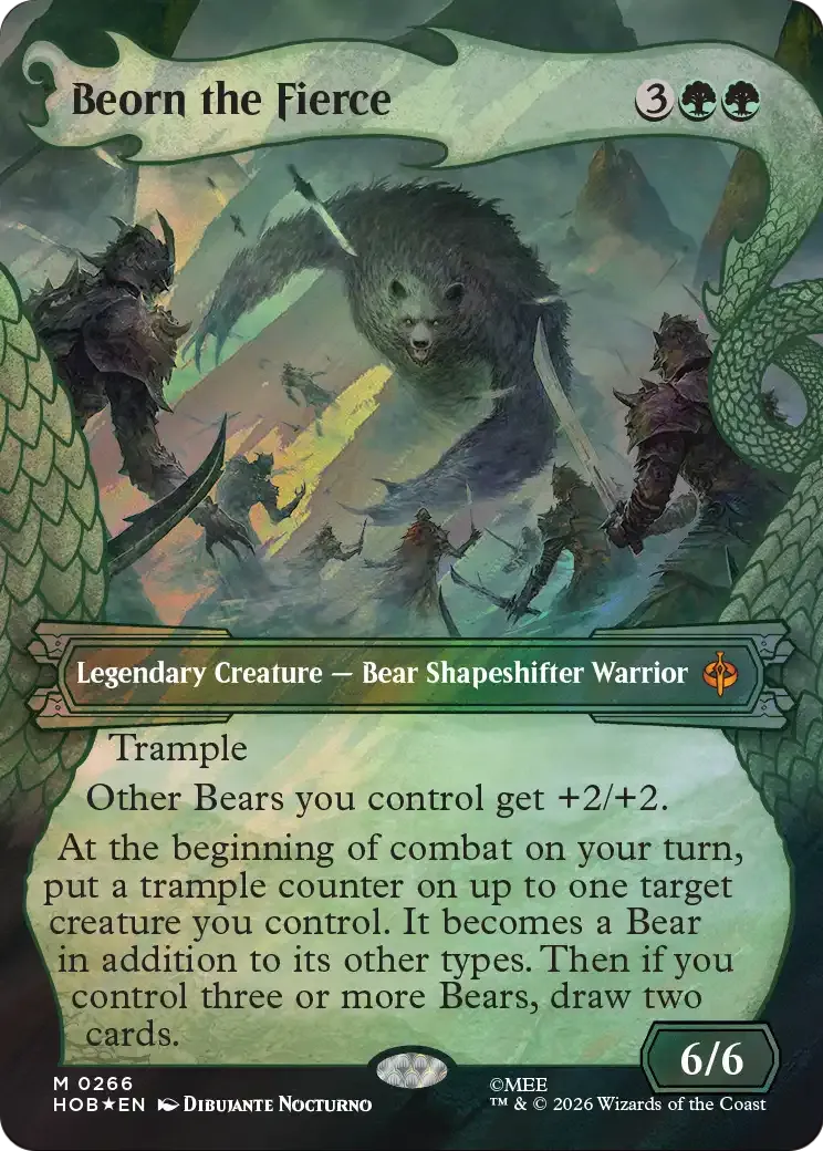 Beorn the Fierce — The Hobbit — Magic: The Gathering