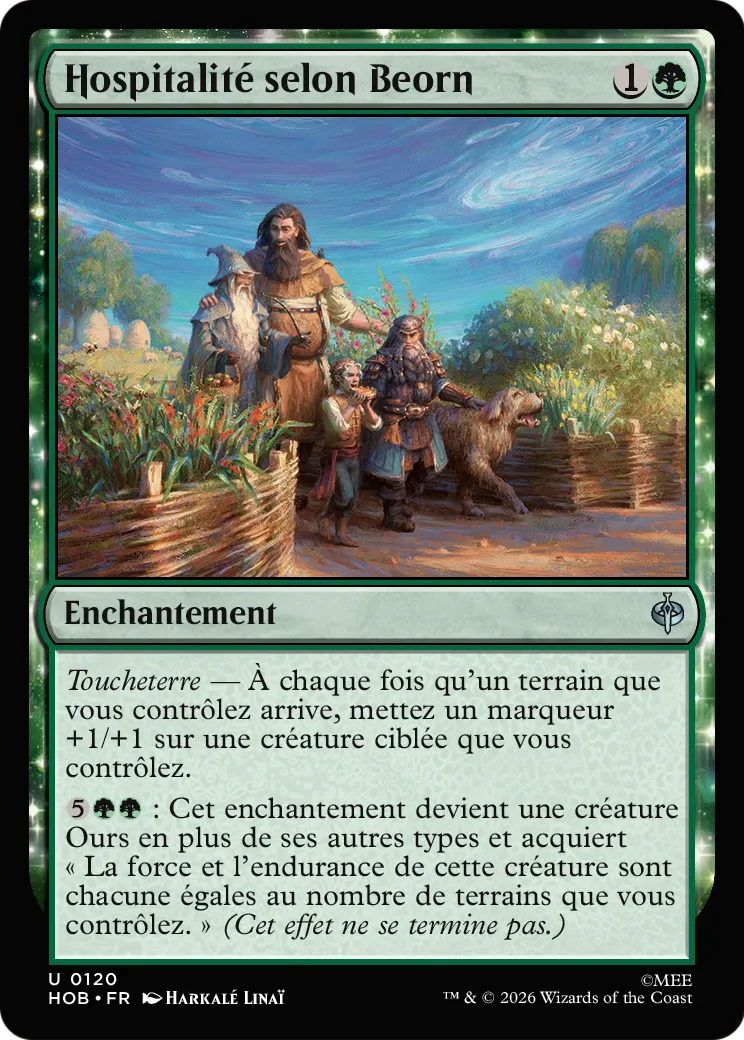 Hospitalité selon Beorn — The Hobbit — Magic: The Gathering