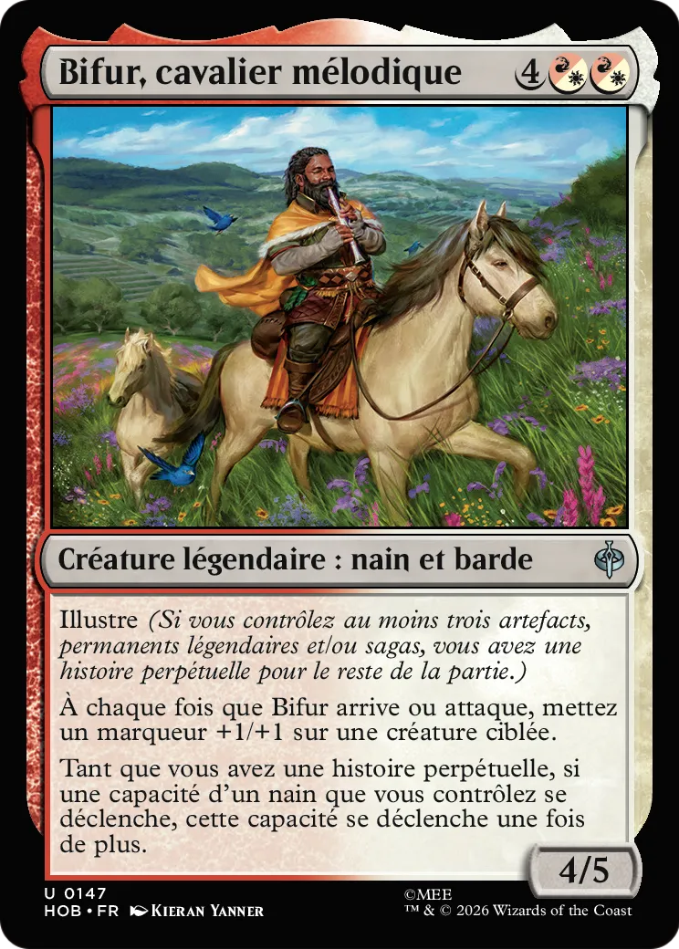 Bifur, cavalier mélodique — The Hobbit — Magic: The Gathering