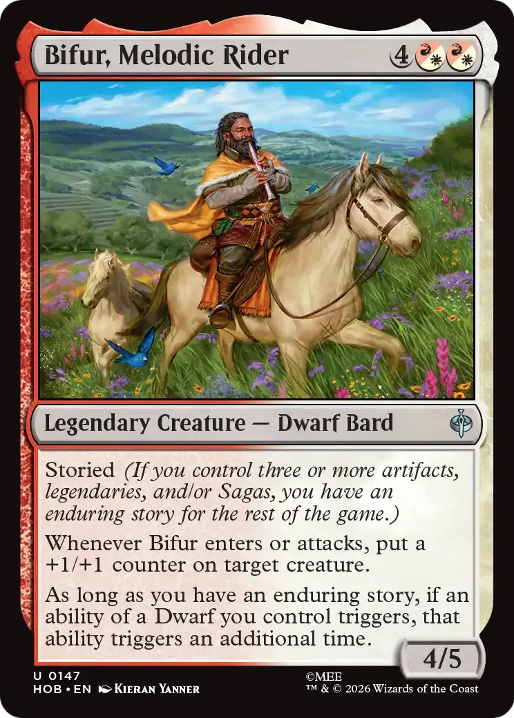 Bifur, cavalier mélodique — The Hobbit — Magic: The Gathering