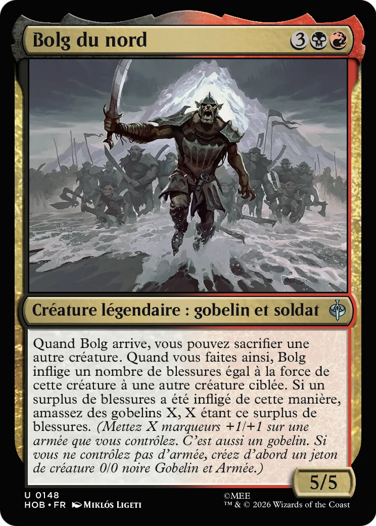 Bolg du nord — The Hobbit — Magic: The Gathering