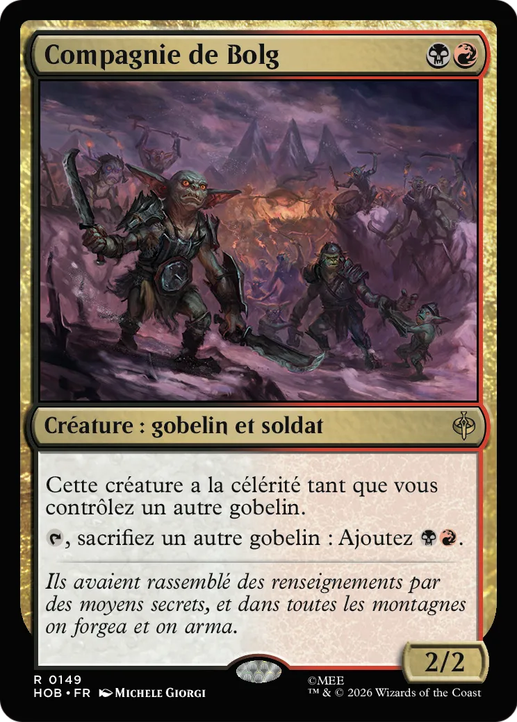 Compagnie de Bolg — The Hobbit — Magic: The Gathering