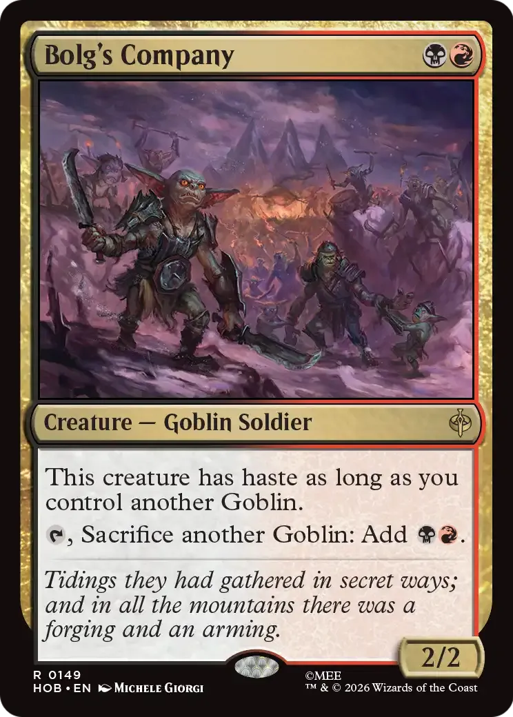 Bolg's Company — The Hobbit — Magic: The Gathering