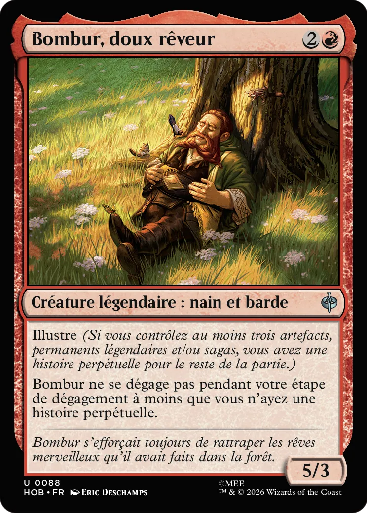 Bombur, doux rêveur from The Hobbit - Magic: The Gathering