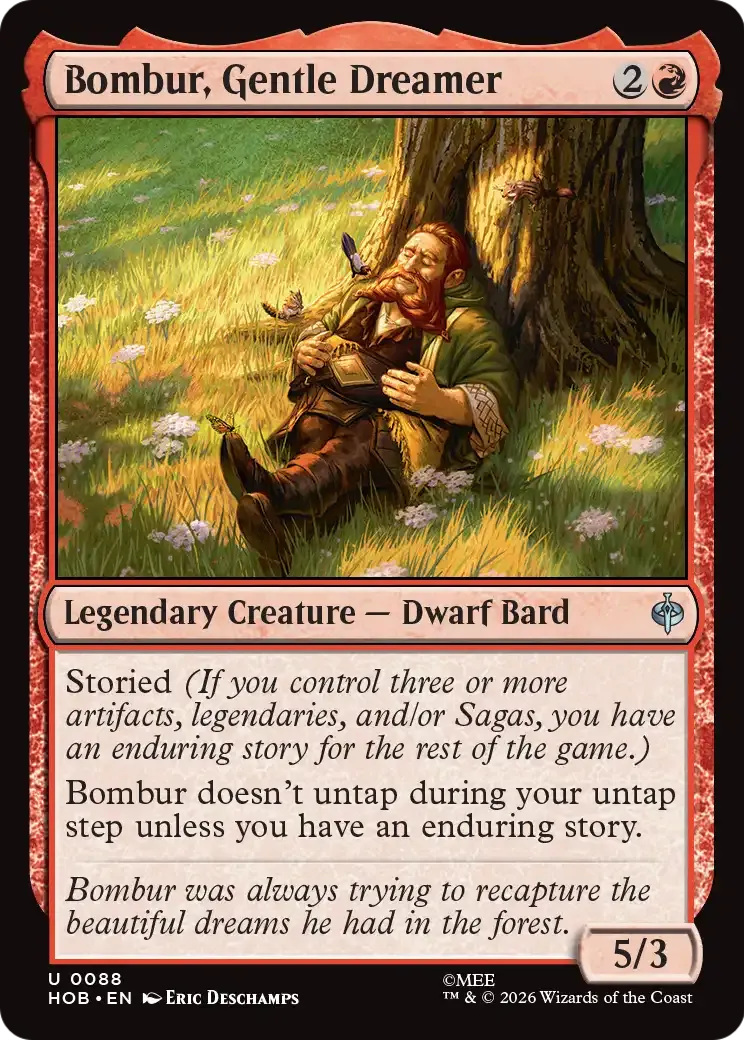 Bombur, doux rêveur — The Hobbit — Magic: The Gathering