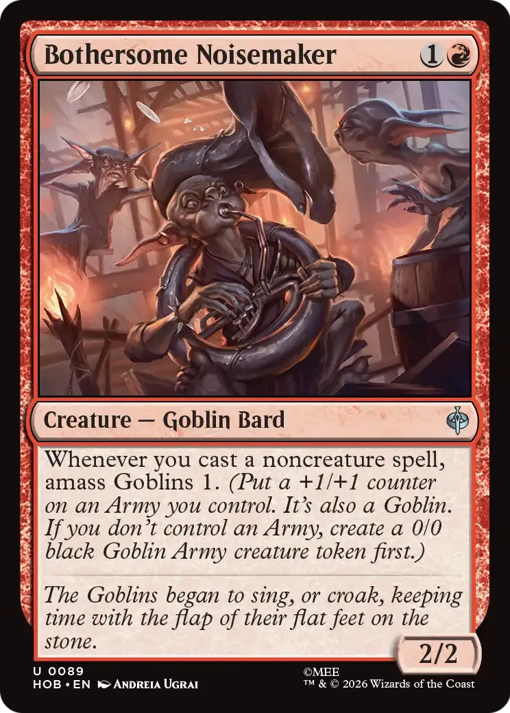 Bothersome Noisemaker — The Hobbit — Magic: The Gathering
