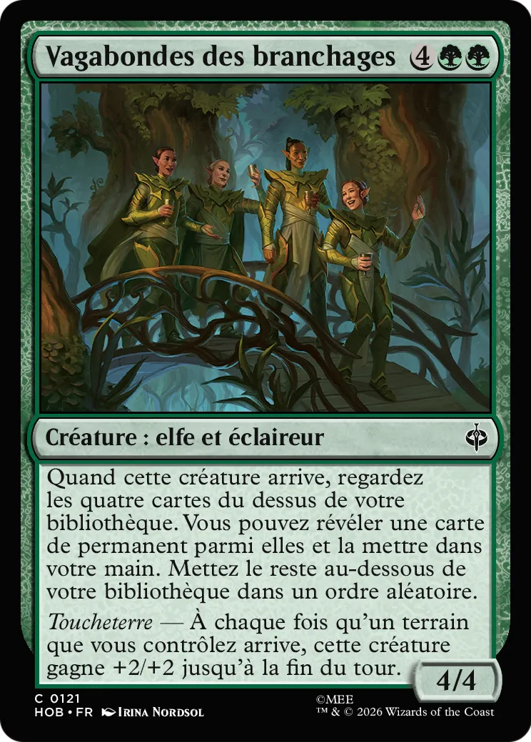Vagabondes des branchages — The Hobbit — Magic: The Gathering