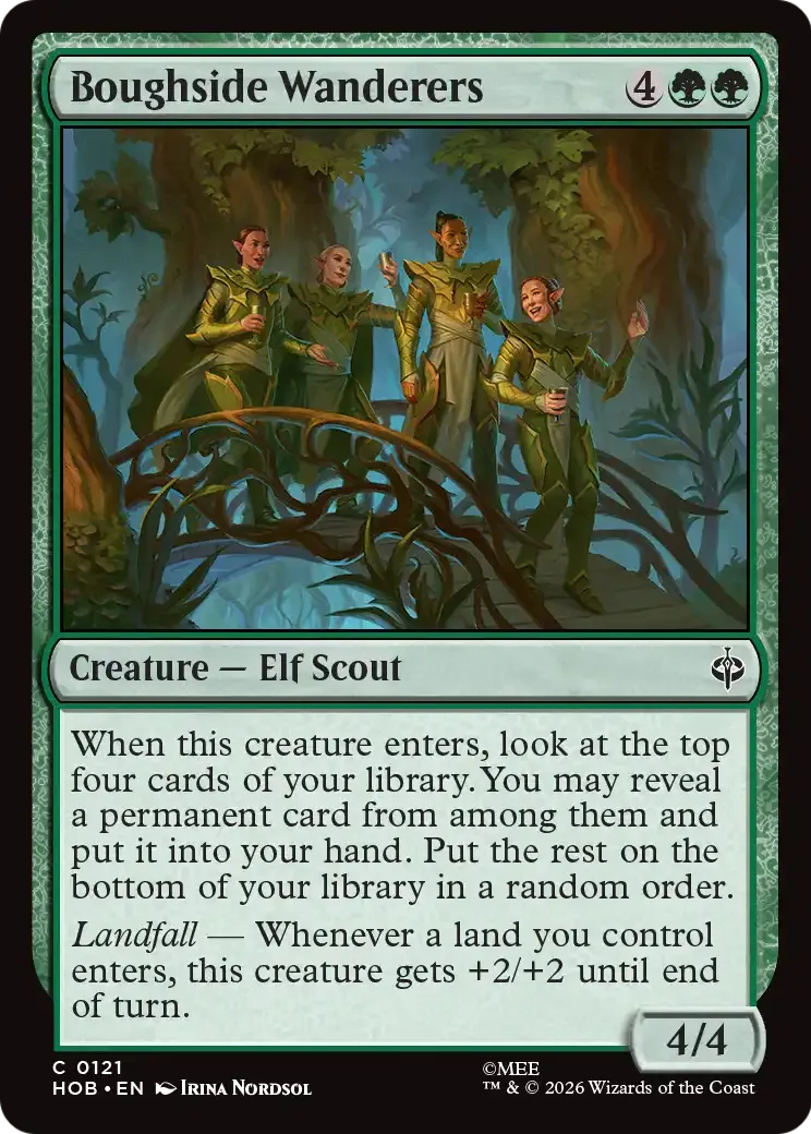 Vagabondes des branchages — The Hobbit — Magic: The Gathering