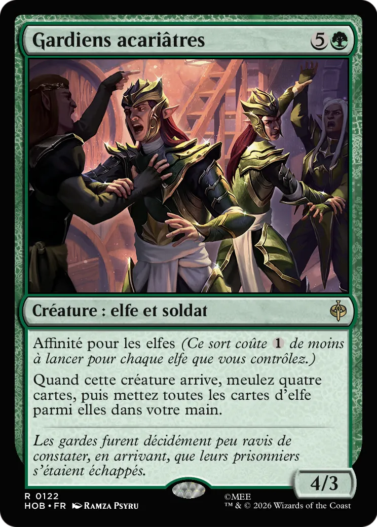 Gardiens acariâtres — The Hobbit — Magic: The Gathering