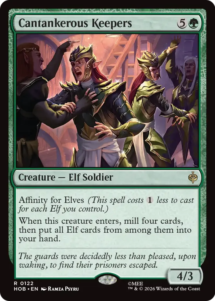 Cantankerous Keepers — The Hobbit — Magic: The Gathering