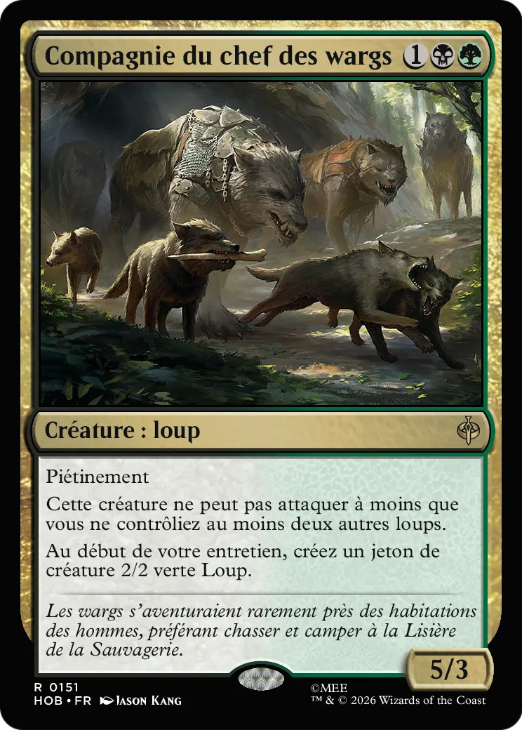 Compagnie du chef des wargs — The Hobbit — Magic: The Gathering