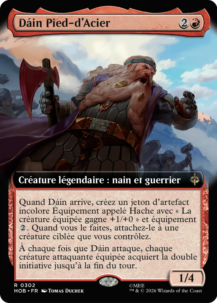 Dáin Pied-d'Acier — The Hobbit — Magic: The Gathering