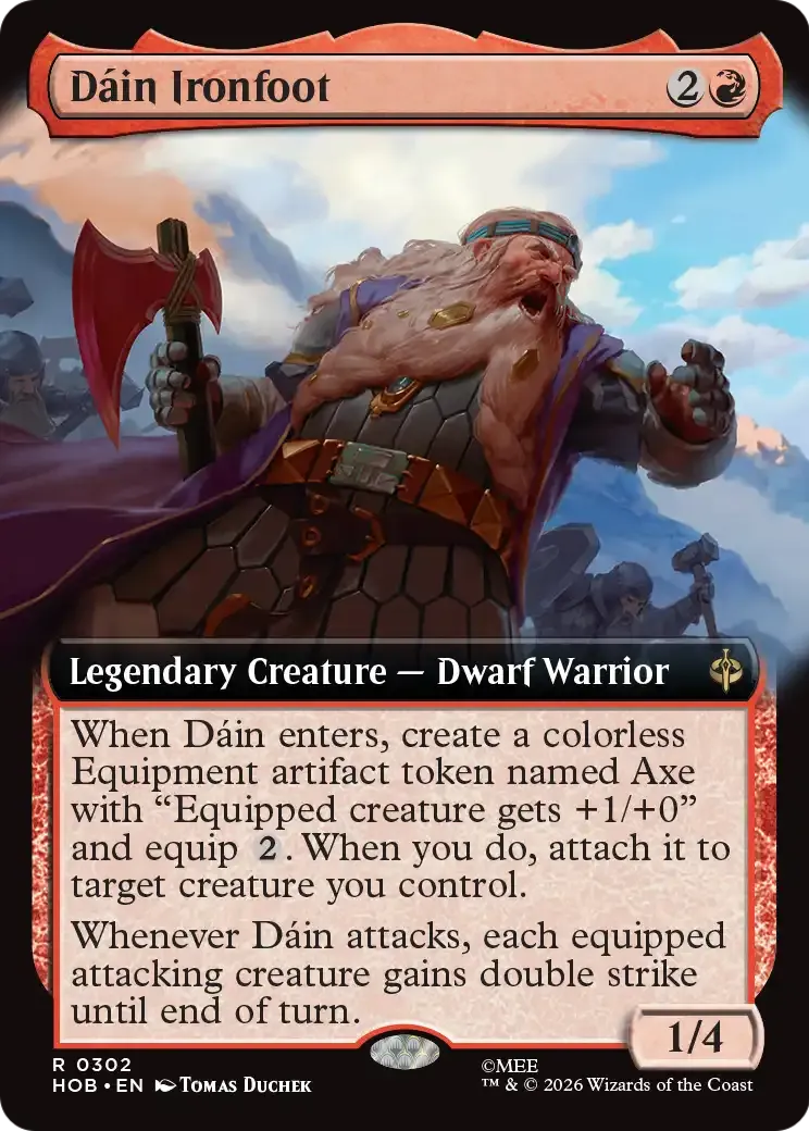 Dáin Ironfoot — The Hobbit — Magic: The Gathering