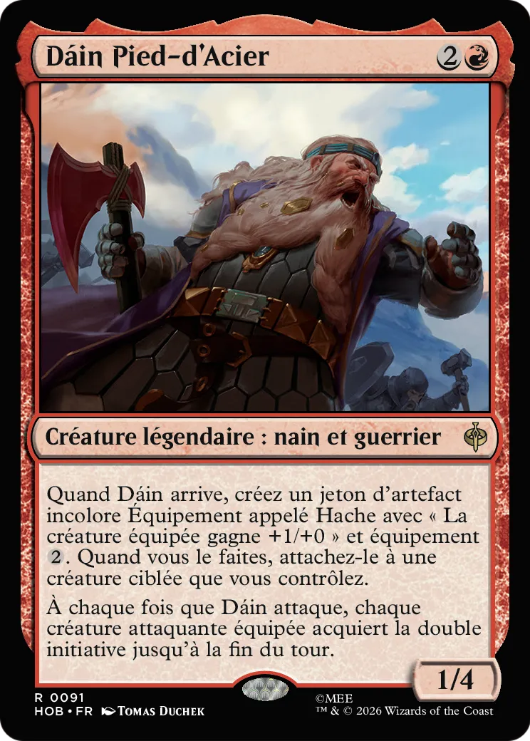 Dáin Pied-d'Acier — The Hobbit — Magic: The Gathering