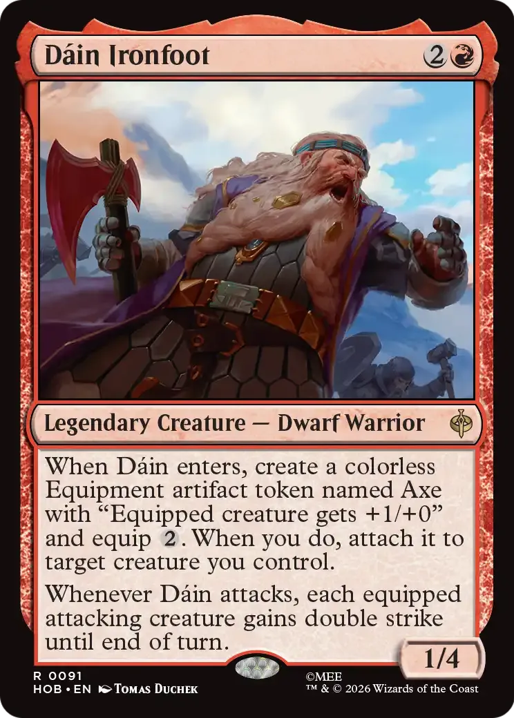 Dáin Ironfoot — The Hobbit — Magic: The Gathering