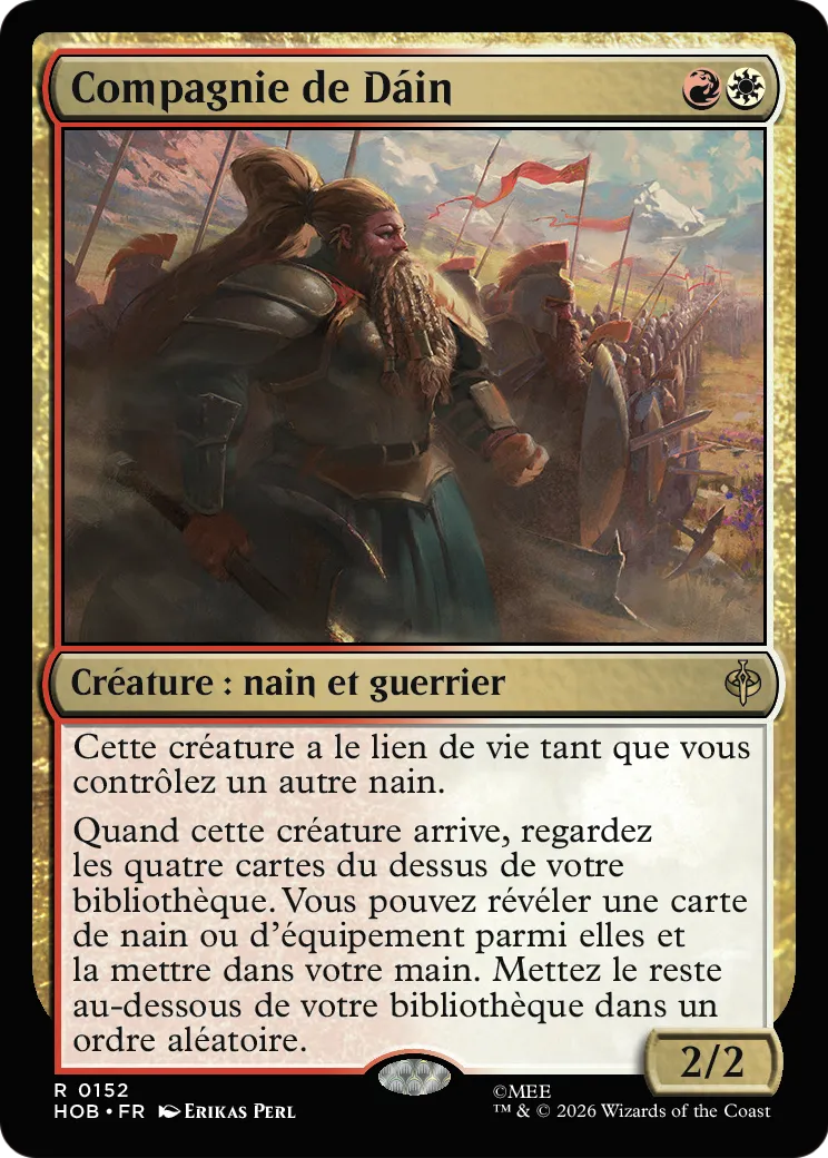 Compagnie de Dáin — The Hobbit — Magic: The Gathering