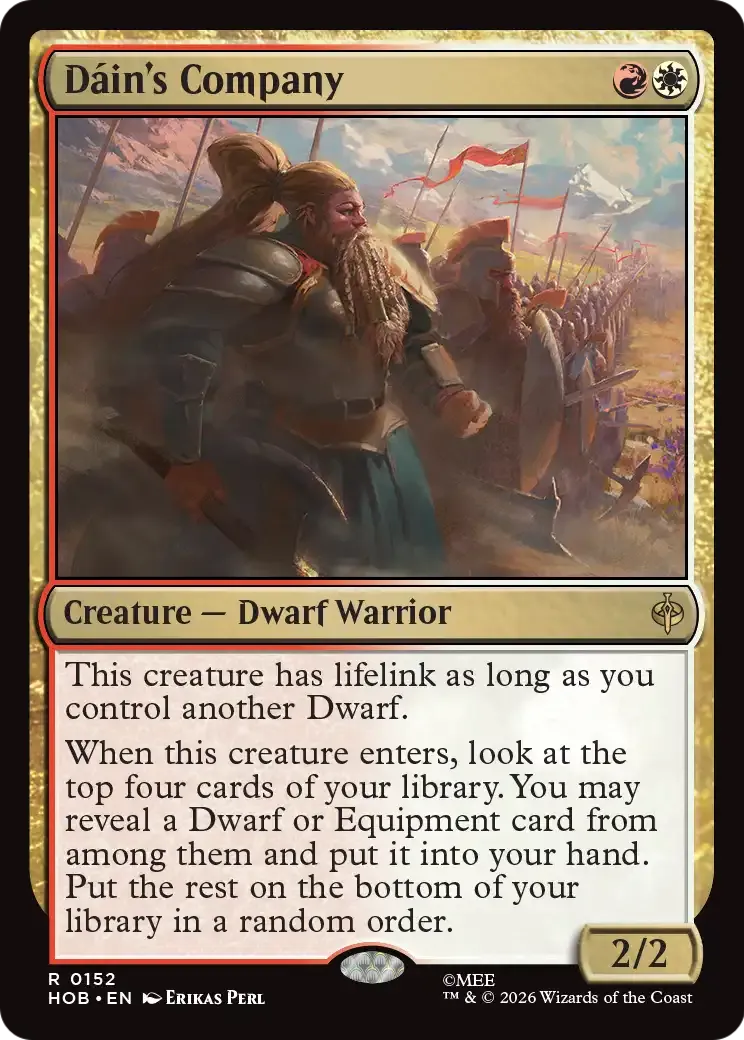 Dáin's Company from The Hobbit - Magic: The Gathering