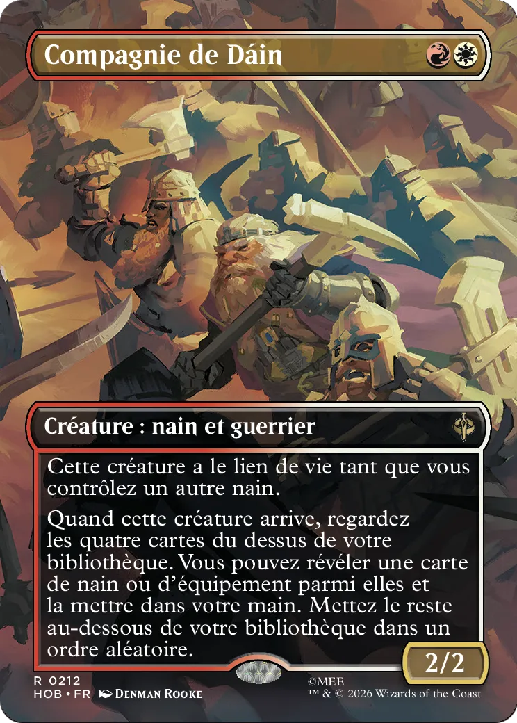 Compagnie de Dáin — The Hobbit — Magic: The Gathering