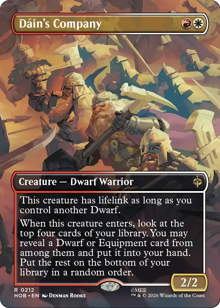 Dáin's Company — The Hobbit — Magic: The Gathering
