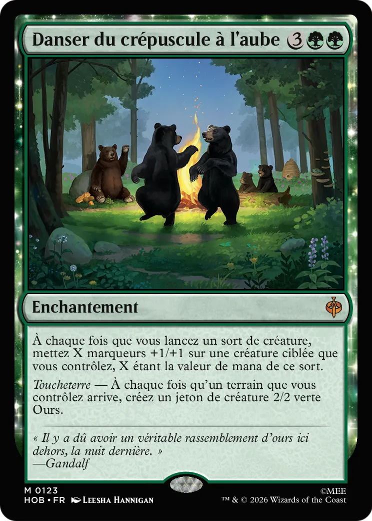Danser du crépuscule à l'aube — The Hobbit — Magic: The Gathering