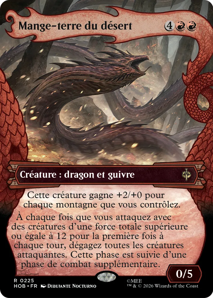 Mange-terre du désert — The Hobbit — Magic: The Gathering