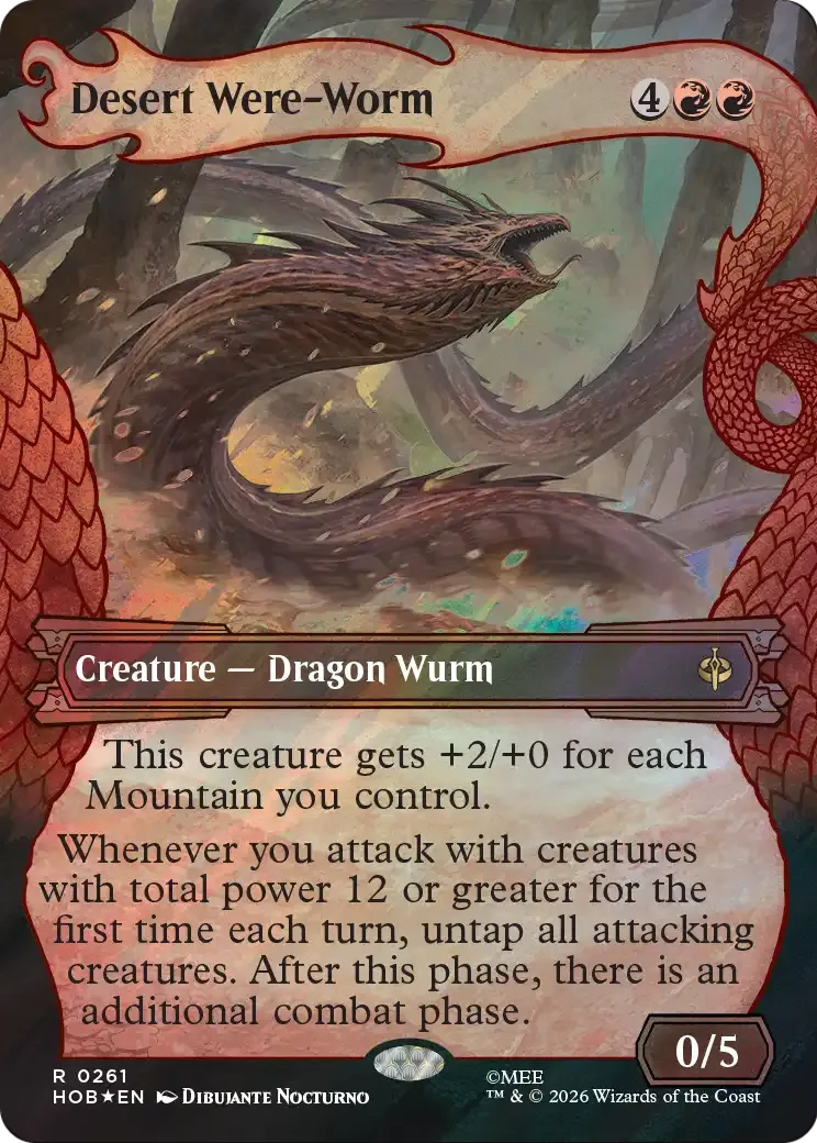 Mange-terre du désert — The Hobbit — Magic: The Gathering