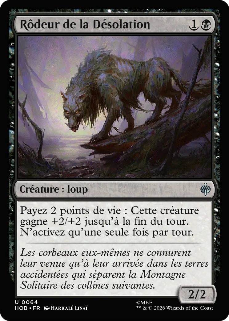 Rôdeur de la Désolation — The Hobbit — Magic: The Gathering