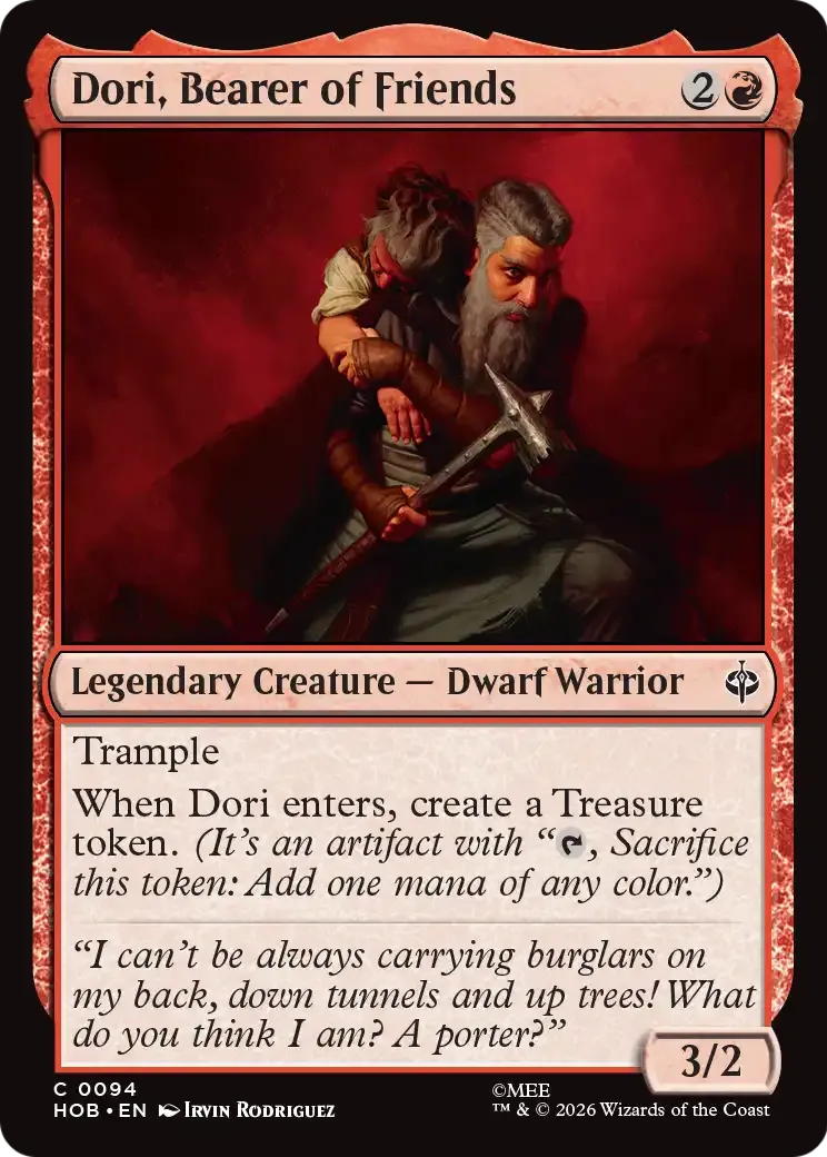 Dori, Bearer of Friends — The Hobbit — Magic: The Gathering