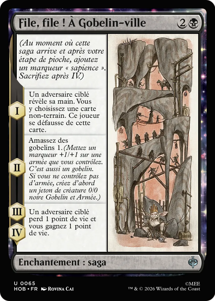 File, file ! À Gobelin-ville — The Hobbit — Magic: The Gathering