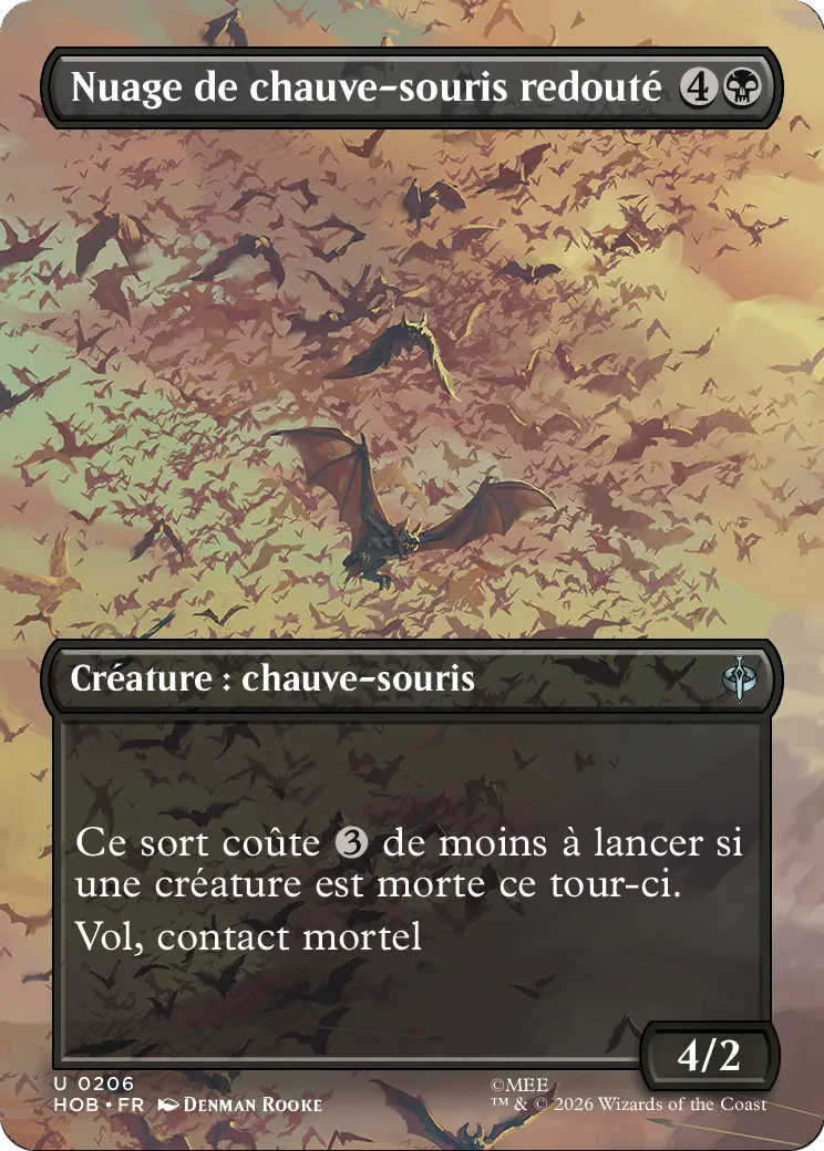 Nuage de chauve-souris redouté from The Hobbit - Magic: The Gathering