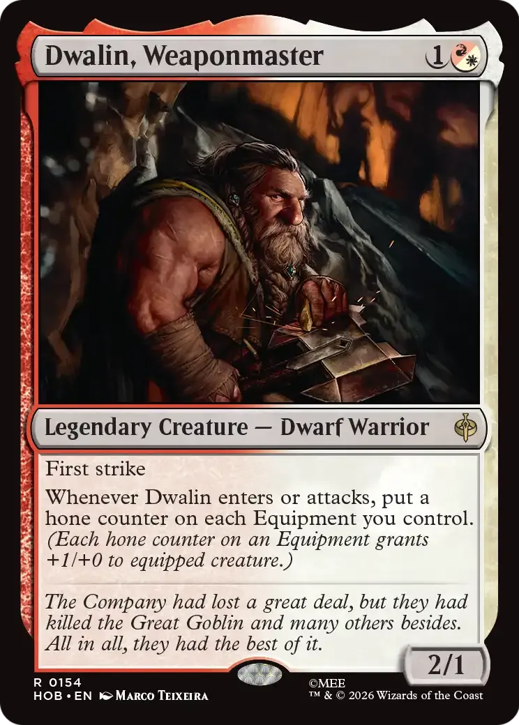 Dwalin, Weaponmaster — The Hobbit — Magic: The Gathering